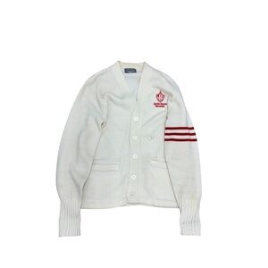 VTG Andrew Rohan White College Varsity Cardigan